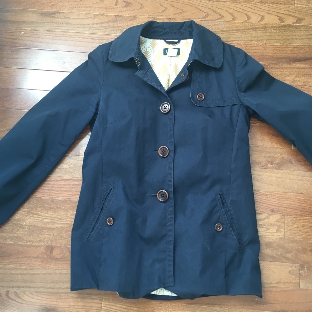 J Crew canvas lightweight pea coat